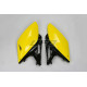 Задні бризговики UFO suzuki rmz 250 '10-'18 жовтий/чорний (oem для vintage '14-'16)