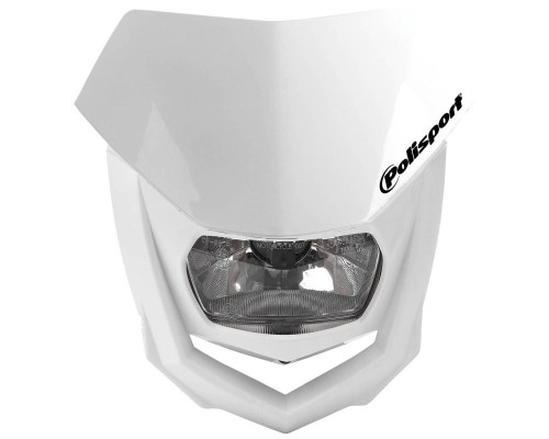 polisport передня лампа halo модель (галогенна лампа) білий колір