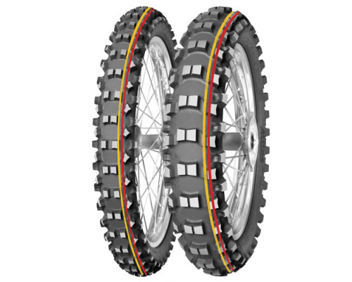 Mitas Terra Force MX-SM Шина для мотоцикла 60/100-12 Soft/Medium 36J TT Передня Червоний/Жовтий 2022