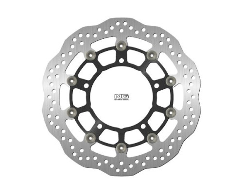 Ng передній гальмівний диск suzuki b-king '07-13, gsf650/1250 '07-16, gsxf650/1250 '10-18, gsxr1300 '08-18,(310x121x5mm) (5x10,5mm) хвиля плаваюча (центр алюм.)