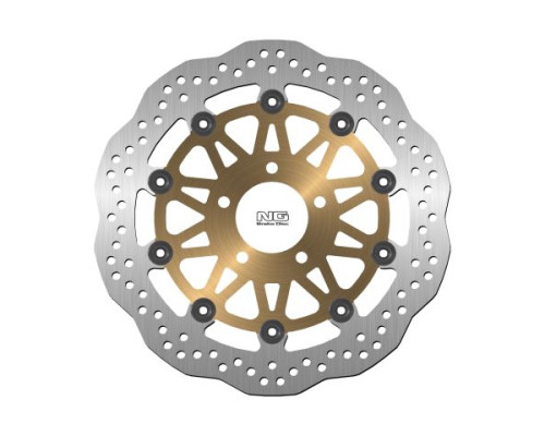 Ng передній гальмівний диск suzuki gsf 1200 '95-05, gsx 1200 '98-03, rf 900 '94-97 (310x64x5mm) (5x10.5mm) хвиля плаваюча