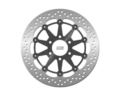 Ng передній гальмівний диск hyosung comet/gd/gt 125/250/650 '04-18 (300x64x4mm) (6x10.5mm) плаваючий