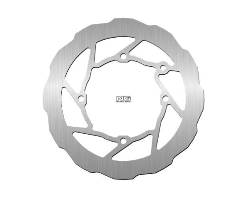 Ng передній гальмівний диск sherco 125/250/300/450 14-18 (256x120x3.0mm) (4x10.5mm) хвиля