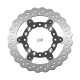 Ng передній гальмівний диск kawasaki kdx 125 '90-03, klx 250 '09-14, klx 650 '93-14 (250x100x3mm) (4 отвори) хвиля плаваюча