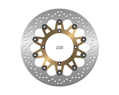 Ng передній гальмівний диск husqvarna nox570 '01-03, sm510/610 '05-10, smr630 '05-13 (320x120x5mm) (4x8.5mm) плаваючий (алюмінієвий центр) - замінює ng1561