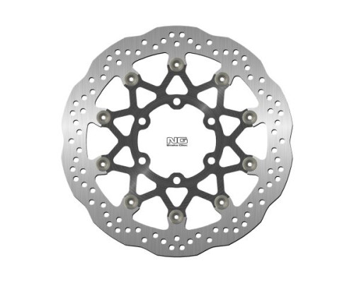 Ng передній гальмівний диск ktm 390 adventure abs '20, duke / abs '17-20, rc / abs 17-20, 125 duke / abs '17-20 (320x90x5.0mm) (6x10.5mm) wave floating (aluminum center)