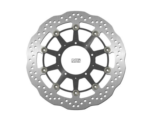 Ng передній гальмівний диск honda cbr 1000 '17 (320x94x5mm) (5x6.5mm) хвиля плаваюча (алюмін. центр)