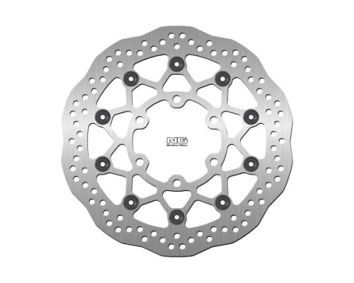 Ng передній гальмівний диск ktm duke/rc 125 '17-21 (300x90x5mm) (6x10.5mm) хвиля плаваючий