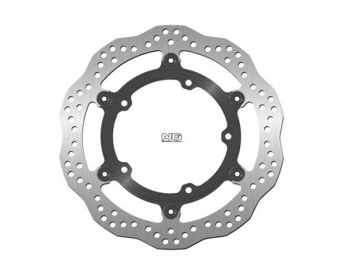Ng передній гальмівний диск yamaha mt-03 '19-'21, mt-07 '21, mt-09 '13-'21, r3 '19-'21 (298x132x4.5mm) (5x8.5mm) хвиля плаваюча