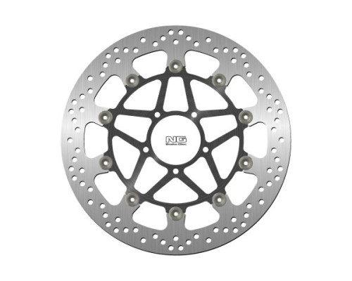 Диск передній гальмівний ducati monster 1200 '18-21, multistrada 1200/1260 '15-21 (330х72х5мм) (5х8.5мм) плаваючий (алюмін. центр)