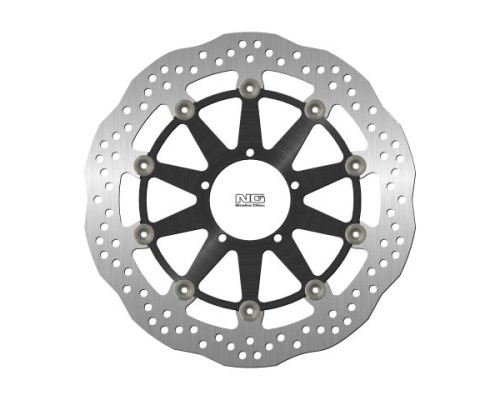 Ng передній гальмівний диск ducati scrambler '18-21 (320x78x4.5mm) (5x8.5mm) хвиля плаваюча (алюмін. центр)