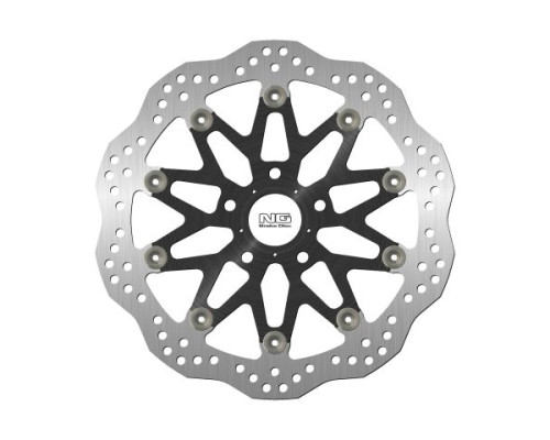 Ng гальмівний диск передній honda cb500x '19-21 (310x46x5mm) (5x10.5mm) хвиля плаваюча (алюмін. центр)