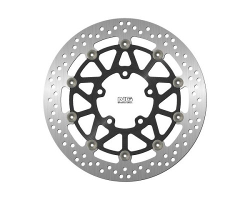 Ng передній гальмівний диск kawasaki zx-6r 636 '16-20 (310x80x5mm) (5x10.5mm) плаваючий (алюмін. центр)
