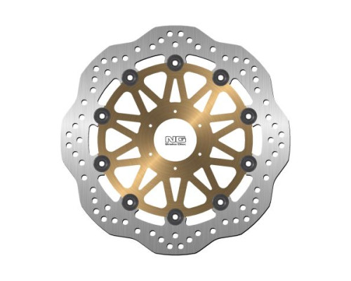 Диск передній гальмівний honda cbr600 '95-98, cbr900/929 '93-97 (296x58x4mm) (6x6.5mm) хвиля плаваюча