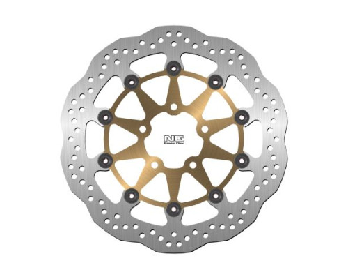 Ng передній гальмівний диск suzuki gsx1400 '02-07, gsxr600/750 '96-03, gsxr1300 '99-07, tl1000 '97-03 (320x69x5mm) (5x10.5mm) хвиля плаваюча