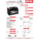 Bs батарея btz10s (fa) (ytz10s) 12v 8.6ah 150x86x95 не обслуговується - залито (190a) (4)