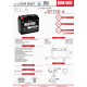 Bs батарея bt12b-4 (fa) (yt12b-4) 151x70x130 12v 10ah не обслуговується - залито (175a) (4)