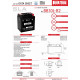 Bs батарея bb10l-b2 (fa) (yb10l-b2,yb10l-a2) 12v 11ah 136x91x146 не обслуговується - залит (160a) (4) - заміняє 300834