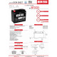 Bs акумулятор btx20 (fa) (ytx20-bs) 12v 18ah 175x87x155 не обслуговується - залив (270a) (4)