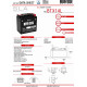 Bs акумулятор btx14l (fa) (ytx14l-bs) 12v 12ah 150x87x145 не обслуговується - залив (200a) (4)