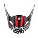 Leatt GPX 6.5 Daszek до Каски Карбон V01 Запасні Частини Розмір M-XXL Червоний/Сірий/Білий