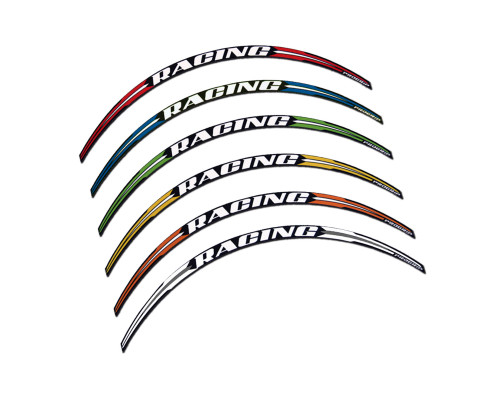 Стрічка для оздоблення обода progrip racing fluoранжева (опукла) (pg5026norf) (5026-166 flu)