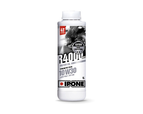 Ipone r4000 rs 10w30 напівсинтетичне моторне масло 1л (ester, ma2) (akc) (15)