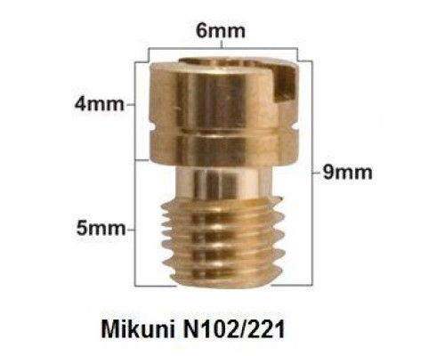 Prox main jet mikuni тип n102/221 діаметр №137.5 (1 шт.)