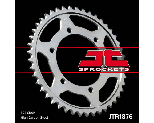 Jt задня зірочка 4385 45 yamaha r6 '06-'20, mt09 '14-'20, suzuki gsxr 750 '11-'19, gsxr 1000 '17-'21, xsr 900 '16-'24 (438545jt) (ланцюг 525) (оріг.)