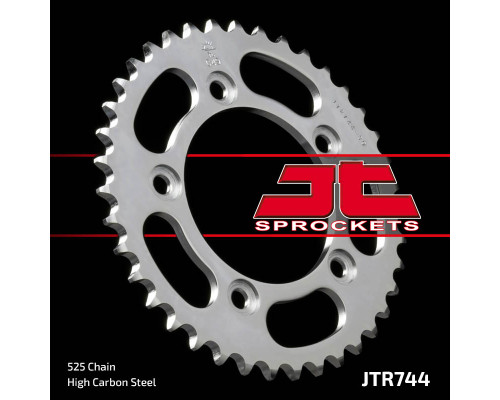 Jt задня зірочка 4443 38 ducati 749 '03-'06 (444338jt) (ланцюг 525)