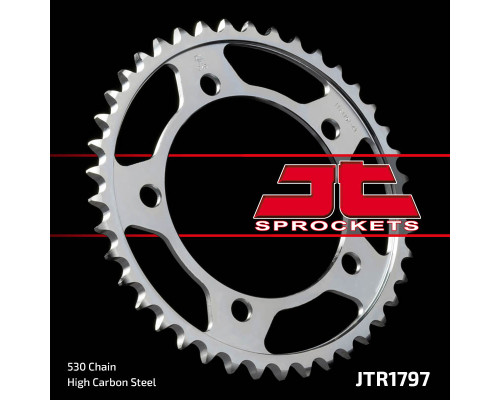 Jt задня зірочка 4459 41 suzuki gsx 1400 '01-'08 (445941jt) (ланцюг 530)