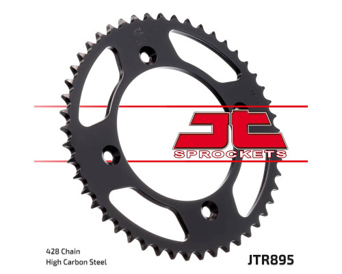 Задня зірочка jt 4486 49 ktm sx 85 '04-'24, 105 xc '07-'11 (448649jt) (ланцюг 428)