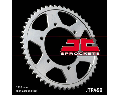 Jt задня зірочка 498 38 suzuki gsxr 1300 (99-07) (49838jt) (ланцюг 530) suzuki gsxr 750/1300 tl 1000r/s ,kawasaki vn 800 vulcan, zzr 600
