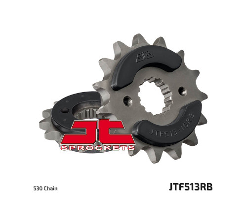 Jt передня зірочка 513 18 з гумою suzuki gsf 1250 '07-'13, gsx 1400 '01-'08 (51318jtrb) (ланцюг 530)