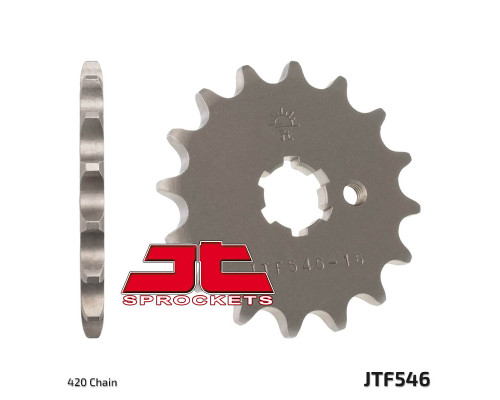 Jt зірочка передня 560 13 kawasaki kx 65/80/85 (56013jt) (ланцюг 420)