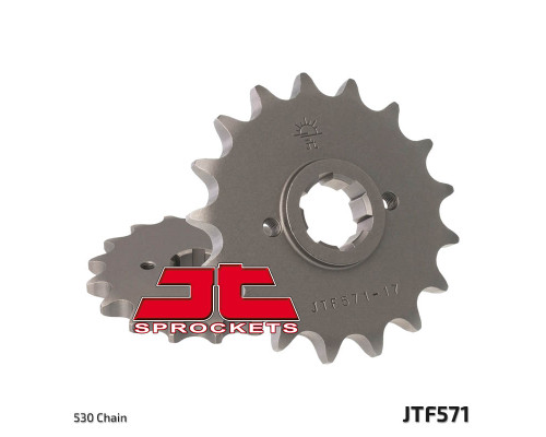 Jt передня зірочка 571 17 yamaha xj 600 '84-'91 (57117jt) (ланцюг 530)