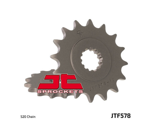 Jt передня зірочка 585 16 kawasaki zx-6r/rr '07-17, yamaha xtz 750 '90-'98 (58516jt) (jtf578.16) (ланцюг 520)
