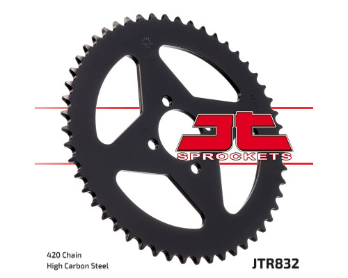 Jt задня зірочка 832 52 yamaha dt 50r 97-98 (83252jt) (ланцюг 420) - можна заміна на 4461 52 (jtr1832.52)