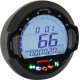 Koso універсальний лічильник для мотоциклів dl-03sr white backlight black (el)