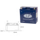 Landport gt14b-4 (mg lt14b-4) гелевий акумулятор 12v 12ah 150x69x145 не обслуговується - залив (6) (190a)