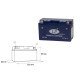 Landport gt7b-4 (mg lt7b-4) гелевий акумулятор 12v 6.5ah 148x64x90 не обслуговується - залитий (10)