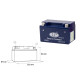 Landport гелевий акумулятор gtz10-s (mg ltz10-s) 12v 8.6ah 150x86x95 не обслуговується - залитий (4)