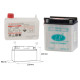 Батарея landport yb10l-a2 (md lb10l-a2) 12v 11ah 136x91x146 (gb10la2) можна обслуговуватися - електроліт окремо (4) eu2019/1148