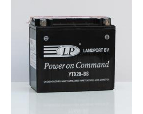 Батарея landport ytx14ah-bs (ma ltx14ah-bs) 12v 12ah 134x89x166 (quad) не обслуговується - електроліт окремо (4) ue2019/1148