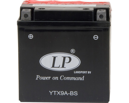 Landport батарея ytx9a-bs (ma ltx9a-bs) 12v 9ah 137x76x139 не обслуговується - електроліт окремо (для mz etz 125/150/250/251 - див. примітки) (6) ue2019/1148