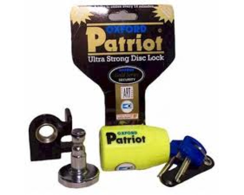 Oxford Patriot блокада диска гальмівного жовтий флуо