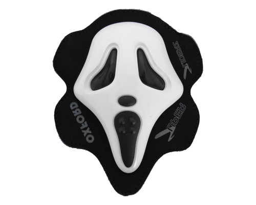 Акційні повзунки oxford для шкіряного комбінезона "scream" - krzyk колір білий (комплект)