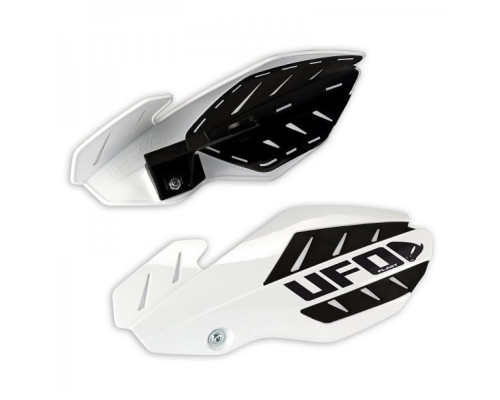 UFO flame захисні рукавиці HONDA crf 250 '12-'17, crf 450 '12-'16 білі/чорні (з кріпленнями)