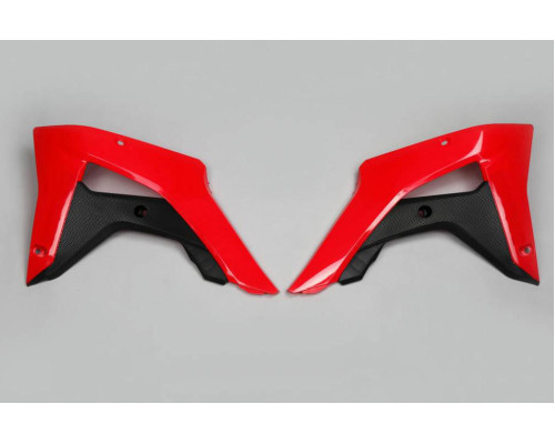 Ковпачки радіатора UFO HONDA crf 250r '18, crf 450rx '17-'18 колір oem (червоний/чорний)