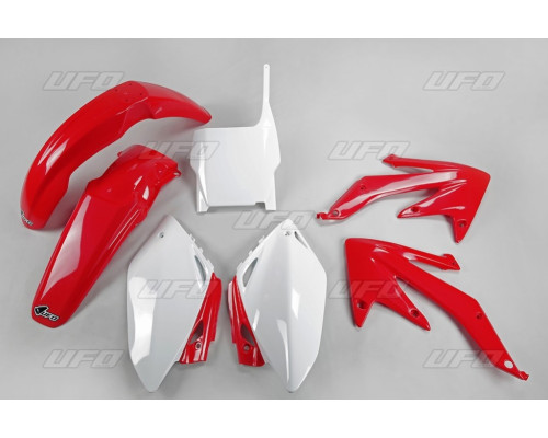Пластиковий комплект UFO HONDA crf 450 r '07 колір oem (червоний/білий) (ho110e999) (ho110e999)